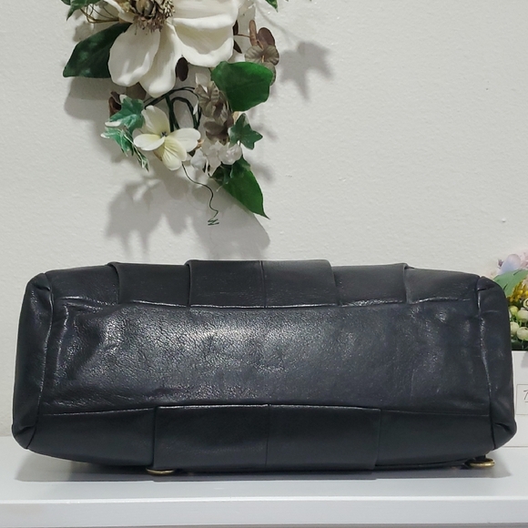 Coach Black Leather Madison Pinnacle Carrie Satchel - Picture 12 of 17